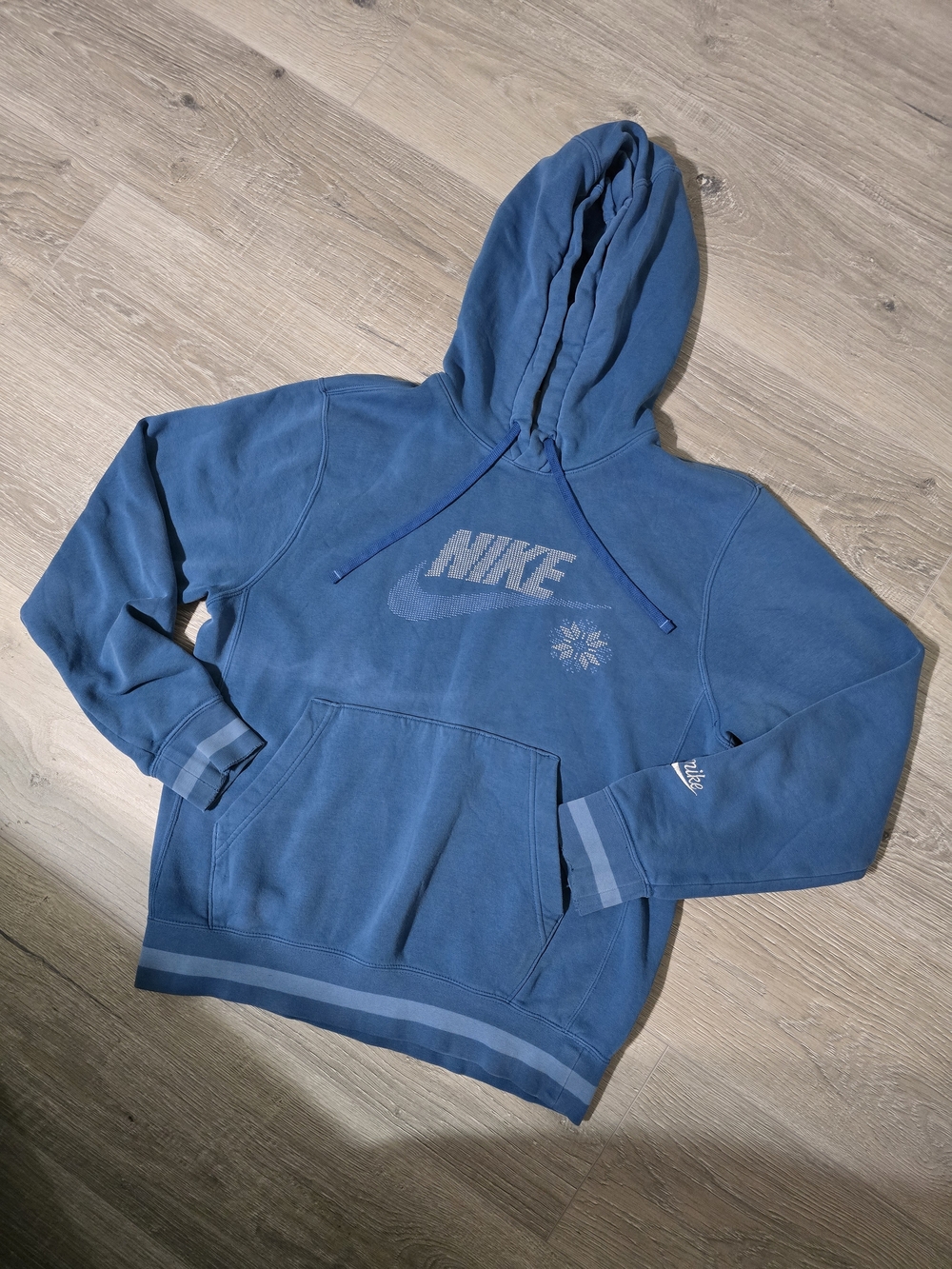 Nike Women's Slate Blue Hooded Pullover Sweatshirt